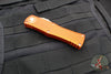 Microtech Hera OTF Knife- Double Edge- Orange Handle- Stonewash Blade 702-10 OR