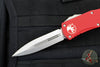 Microtech Hera- Double Edge- Red Handle- Stonewash Blade 702-10 RD