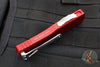 Microtech Hera- Double Edge- Red Handle- Stonewash Blade 702-10 RD