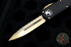 Microtech Hera- Black Double Edge- Full Serrated Bronzed Blade 702-15