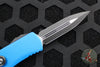 Microtech Hera- Double Edge- Blue Handle With Black Plain Edge Blade 702-1 BL