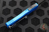 Microtech Hera- Double Edge- Blue Handle With Black Plain Edge Blade 702-1 BL