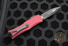 Microtech Hera- Double Edge- Merlot Red Handle With Black Plain Edge Blade 702-1 MR