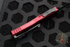 Microtech Hera- Double Edge- Merlot Red Handle With Black Plain Edge Blade 702-1 MR