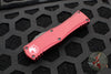 Microtech Hera- Double Edge- Merlot Red Handle With Black Plain Edge Blade 702-1 MR