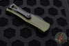 Microtech Hera- Double Edge- OD Green Handle With Black Plain Edge Blade 702-1 OD