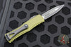 Microtech Hera- Double Edge- OD Green Handle With Black Full Serrated Edge Blade 702-3 OD