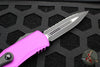 Microtech Hera- Double Edge- Violet Handle With Black Full Serrated Edge Blade 702-3 VI