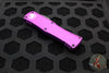 Microtech Hera- Double Edge- Violet Handle With Black Full Serrated Edge Blade 702-3 VI