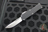 Microtech Hera OTF Knife- Frag- Single Edge- Black Frag Handle- Stonewash Plain Edge 703-10 FRS
