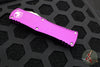 Microtech Hera OTF Knife- Single Edge- Violet Handle- Stonewash Standard 703-10 VI