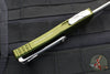 Microtech Hera OTF Knife- Single Edge- OD Green Handle- Stonewash Part Serrated 703-11 OD