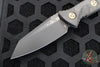 Microtech Socom Alpha- Mini- Warcom Edge- Black DLC Plain Edge Blade 93M-1 DLCCFS