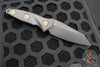 Microtech Socom Alpha- Mini- Warcom Edge- Black DLC Plain Edge Blade 93M-1 DLCCFS