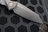 Microtech Socom Alpha- Mini- Warcom Edge- Black DLC Plain Edge Blade 93M-1 DLCCFS