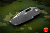 Attn2Detail Mercantile- Mark I Medium Custom Folder Stonewash Ti Handle Recurve Blade SN 05