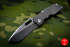 Attn2Detail Mercantile- Mark I Medium Custom Folder Stonewash Ti Handle Recurve Blade SN 05