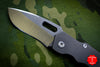 Attn2Detail Mercantile- Mark I Medium Custom Folder Stonewash Ti Handle Recurve Blade SN 05