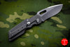 Attn2Detail Mercantile- Mark I Medium Custom Folder Stonewash Ti Handle Recurve Blade SN 05