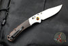 Benchmade Crooked River Anodized Aluminum and Dymondwood scales with Satin Blade Orange backspacer 15080-2