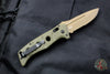 Benchmade Adamas OTS Auto FDE Part Serrated Drop Point OD Green Body 2750SFE-2