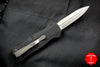 Benchmade Mini Infidel OTF Auto Knife- Double Edge- Black Handle- Satin Plain Edge 3350