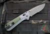 Benchmade Redoubt- Drop Point- Gray Grivory Scales- Black Serrated Edge Blade 430SBK