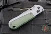 Benchmade Redoubt- Drop Point- Gray Grivory Scales- Black Serrated Edge Blade 430SBK