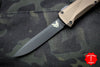 Benchmade Phaeton Single Edge OTF Auto FDE Handle With Black Plain Edge 4600DLC-1