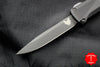 Benchmade Phaeton Single Edge OTF Auto Black Handle With Black Plain Edge 4600DLC