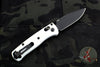 Benchmade Mini Bugout White with Black Drop Point Blade 533BK-1