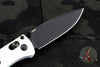 Benchmade Mini Bugout White with Black Drop Point Blade 533BK-1