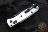 Benchmade Mini Bugout White with Black Drop Point Blade 533BK-1