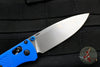 Benchmade Bugout Satin Drop Point Blade Blue Body 535