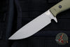 Benchmade 539GY Anonimous Fixed Blade- Textured OD Green G-10 Handles- Gray plain Edge