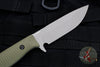 Benchmade 539GY Anonimous Fixed Blade- Textured OD Green G-10 Handles- Gray plain Edge