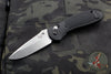 Benchmade Griptilian Satin Drop Point Blade With Black Body 551-S30V