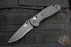 Benchmade Mini-Griptilian Black with Black Part Serrated S30V Steel Drop Point Blade 556SBK-S30V