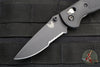 Benchmade Mini-Griptilian Black with Black Part Serrated S30V Steel Drop Point Blade 556SBK-S30V
