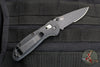 Benchmade Mini-Griptilian Black with Black Part Serrated S30V Steel Drop Point Blade 556SBK-S30V