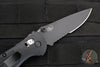 Benchmade Mini-Griptilian Black with Black Part Serrated S30V Steel Drop Point Blade 556SBK-S30V