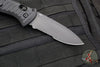 Benchmade Auto Presidio II OTS- Black Handle- Black Drop Point Part Serrated Blade 5700SBK