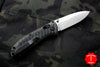 Benchmade Mini Presidio II Black CF-Elite Handle Satin Plain Edge Blade 575-1