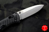 Benchmade Mini Presidio II Black CF-Elite Handle Satin Plain Edge Blade 575-1