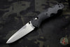 Benchmade Barrage Axis-assisted Single Edge Black Handle Satin Plain Edge 580