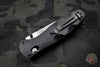 Benchmade Barrage Axis-assisted Single Edge Black Handle Satin Plain Edge 580