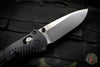 Benchmade Mini Barrage Axis-assisted Single Edge Black Handle Satin Plain Edge 585