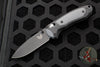 Benchmade Mini-Boost Axis-assisted- Drop Point- Black With Gray Inset- Black Plain Edge 595BK