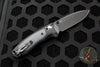 Benchmade Mini-Boost Axis-assisted- Drop Point- Black With Gray Inset- Black Plain Edge 595BK