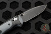 Benchmade Mini-Boost Axis-assisted- Drop Point- Black With Gray Inset- Black Plain Edge 595BK